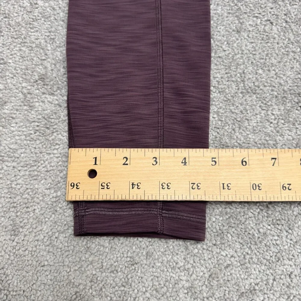 Lululemon Invigorate High Rise Compression Tight Leggings Womens 6 Purple W5QLS